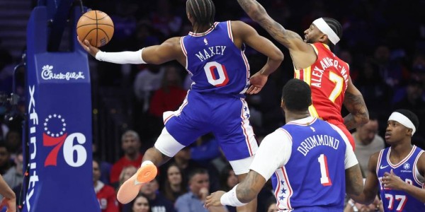 约翰逊32+10+5马克西空砍28分 老鹰胜76人